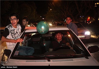 شادی مردم اصفهان پس از قهرمانی ذوب آهن