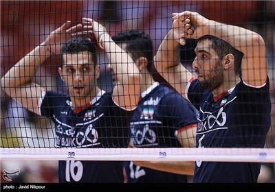 دیدار تیم های والیبال ایران و فرانسه