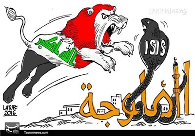 کاریکاتور/ عملیات باز پس گیری فلوجه از دست داعش!