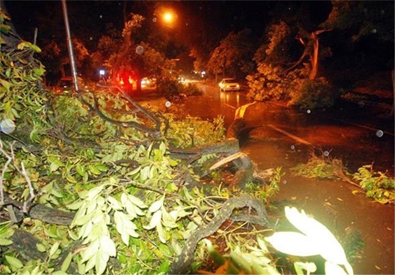 طوفانی با سرعت 115 کیلومتر در ساعت استان گلستان را درنوردید