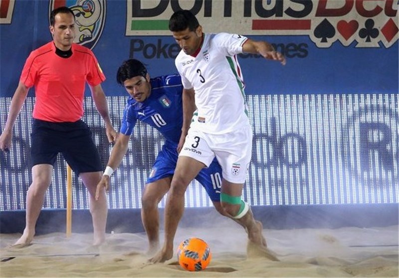 Iran Beach Soccer Loses to Italy Twice