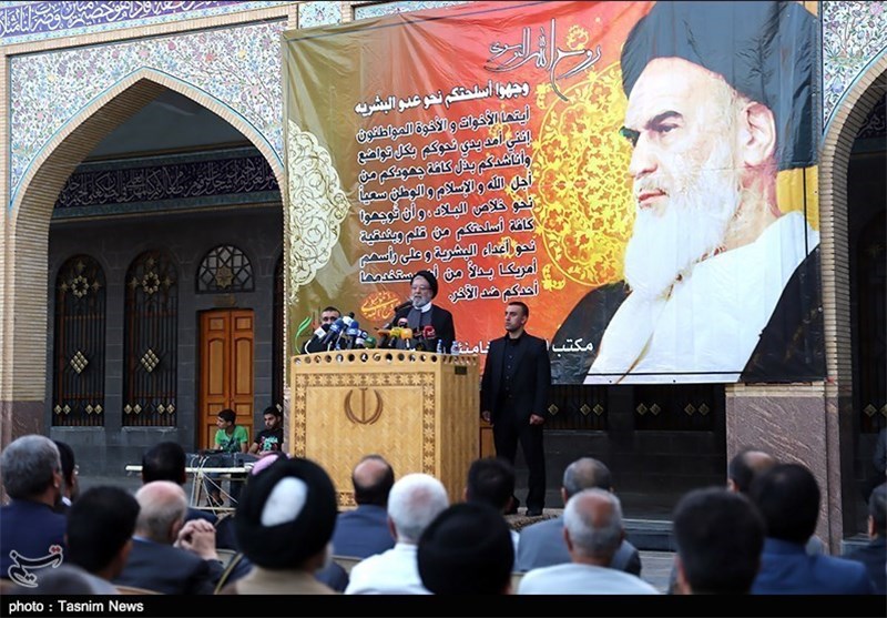 مراسم سالگرد ارتحال بنیانگذار جمهوری اسلامی ایران در دمشق+گزارش تصویری