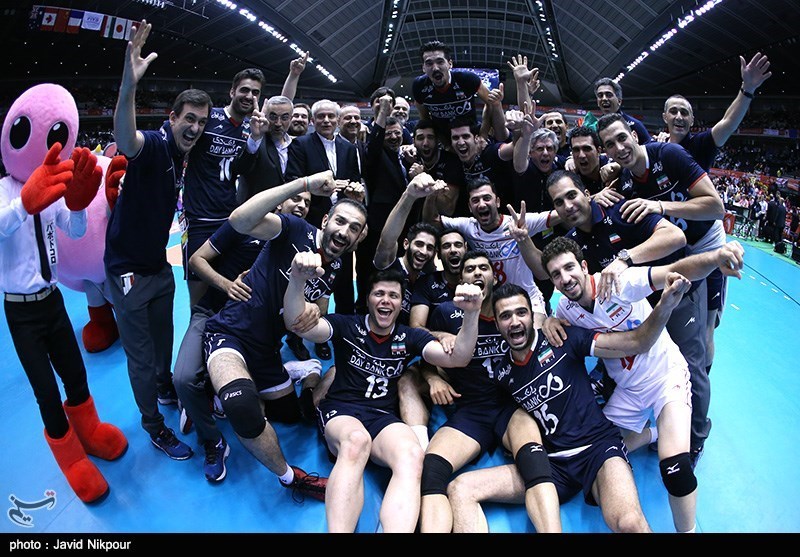 Iran Volley Team photo 2023.