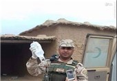 عکس/ موبایلی که جان رزمنده عراقی را نجات داد