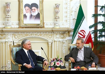 دیدار ادوارد نعلبندیان وزیر خارجه ارمنستان با علی لاریجانی رئیس مجلس شورای اسلامی 