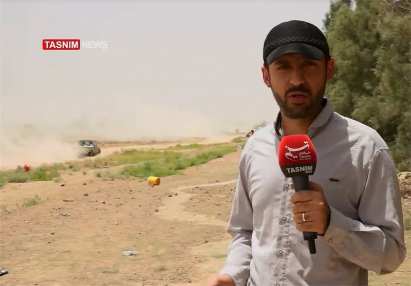 فیلم/گزارش خبرنگار تسنیم در فلوجه از جایی که تروریست داعشی خود را منفجر کرد