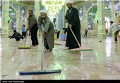 سمنان| 900 مسجد استان سمنان برای ماه مبارک رمضان غبارروبی شد