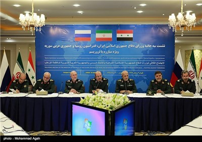 نشست سه جانبه وزرای دفاع ایران ، روسیه و سوریه