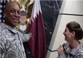 خنده نظامیان آمریکایی به پرچم قطر دردسرساز شد