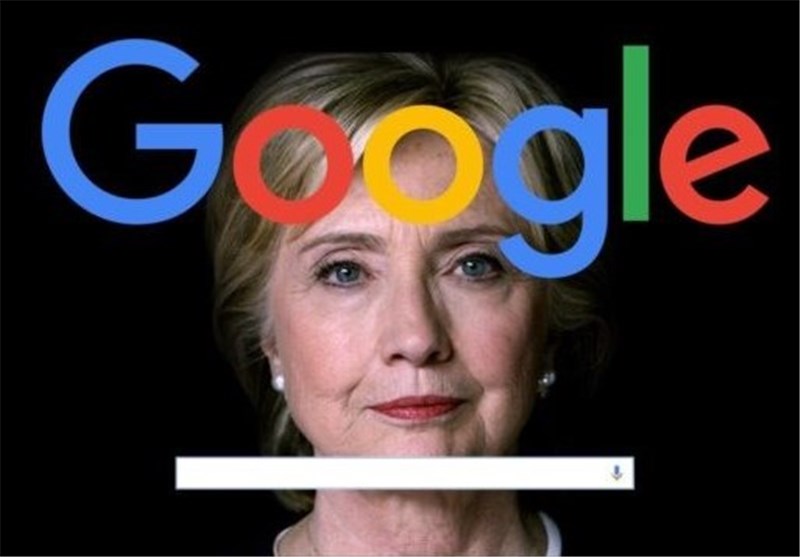 گوگل نتایج &quot;جستجوها&quot; را به سود کلینتون تغییر می‌دهد
