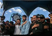تشییع پیکر شهید مدافع حرم  عباس دانشگر