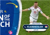 «کلین‌هیلسلر» بهترین بازیکن بازی مجارستان و اتریش شد