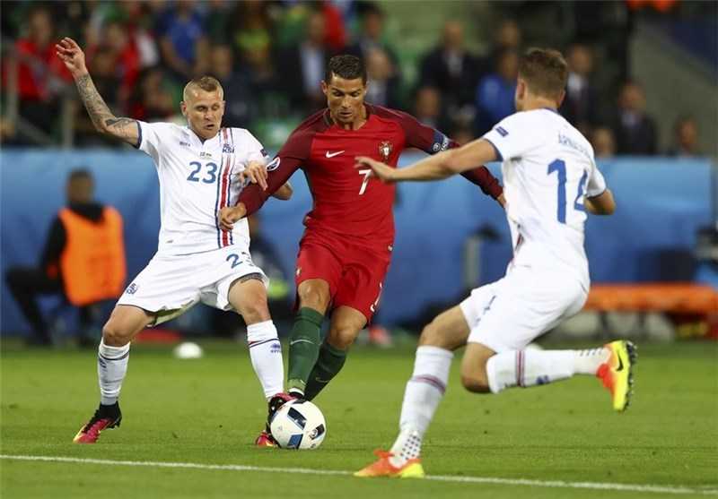 آمار بازی پرتغال - ایسلند/ تیم رونالدو برتر بود
