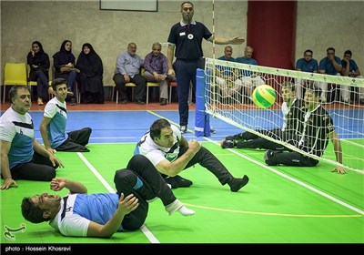 دیدار تیم های والیبال نشسته ایران و آلمان