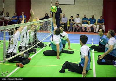 دیدار تیم های والیبال نشسته ایران و آلمان