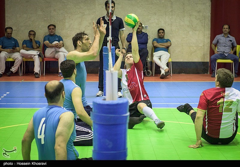 دومین پیروزی تیم ملی والیبال نشسته ایران برابر آلمان در حضور سجادی