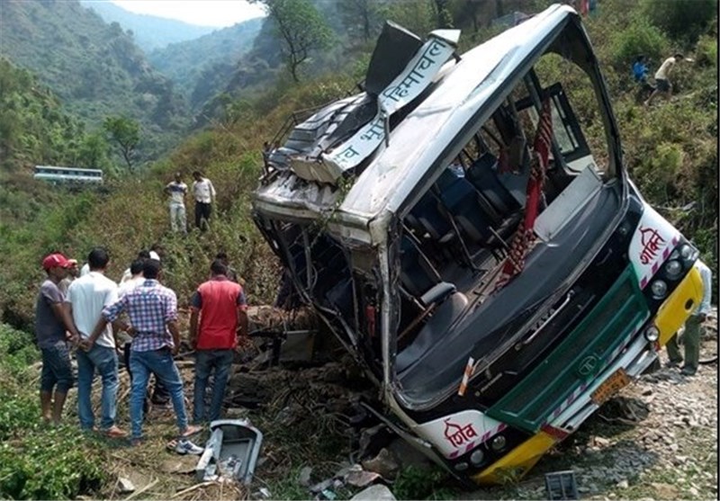Bus Skids Off Mountain Road in India, Killing 25