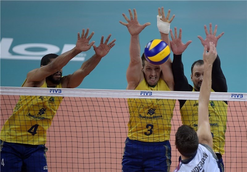 Iran Volleyball Team Loses to Brazil in Friendly