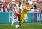 تساوی اوکراین و لهستان در نیمه اول