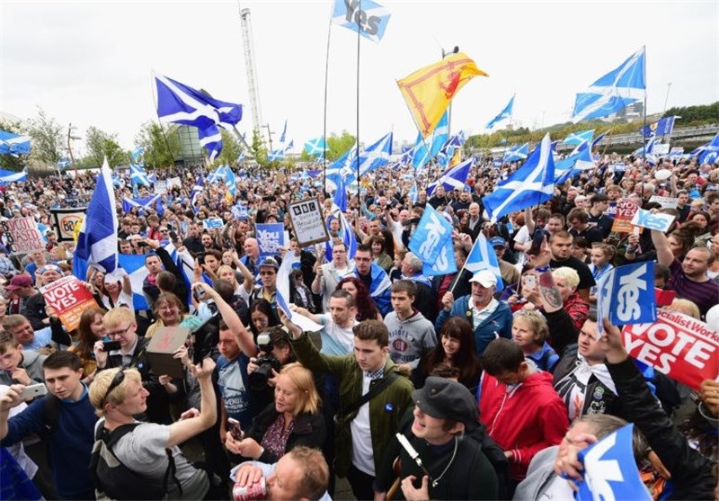 Protest Held in Scotland after Brexit Vote