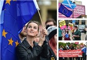 تظاهرات مردم اسکاتلند در اعتراض به نتایج همه‌پرسی بریتانیا