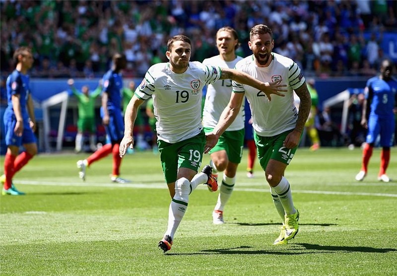 شکست یک نیمه‌ای فرانسه مقابل ایرلند
