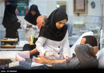التبرع بالدم في لیلة الحادی والعشرین من رمضان - سبزوار