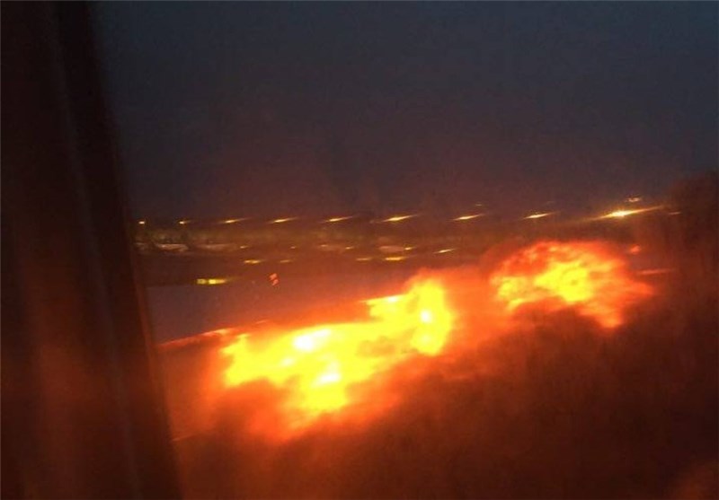 آتش‌سوزی در هواپیمای بوئینگ خطوط هوایی مالزی