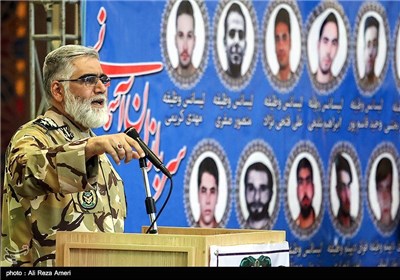 مراسم یادبود 13 سرباز شهید سانحه نیریز - شیراز