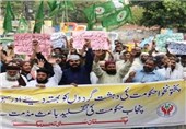 تظاهرات حزب «تحریک سنی» پاکستان علیه اختصاص بودجه دولتی به مدرسه افراطی «حقانیه»