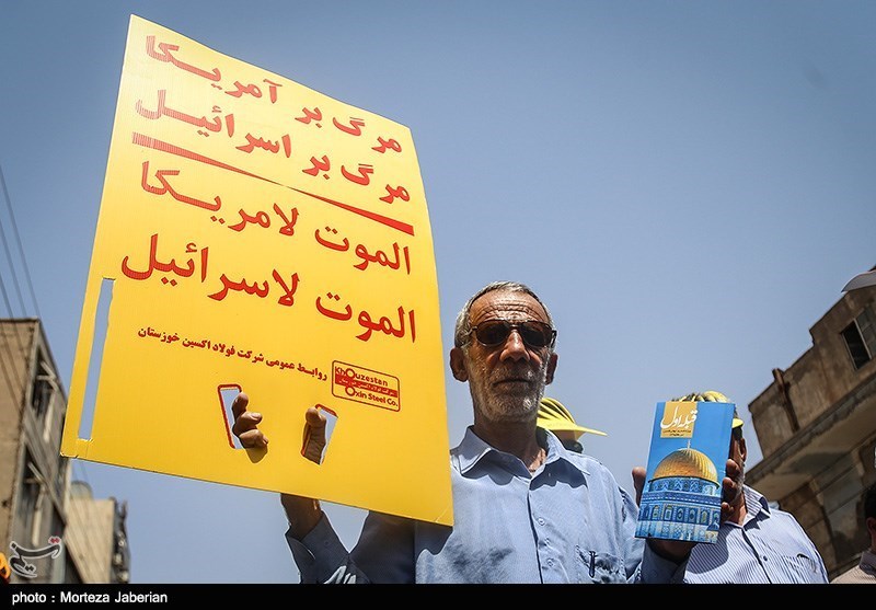 رویترز: ده‌ها هزار ایرانی در راهپیمایی روز قدس شرکت کردند