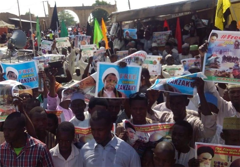 نائجیریا میں علامہ &quot;شیخ زکزکی&quot; کی حمایت میں احتجاجی مظاہرے