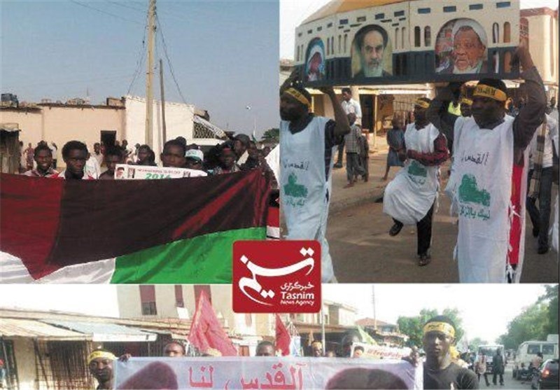 تصاویر راهپیمایی شیعیان نیجریه در روز قدس تحت تدابیر شدید امنیتی