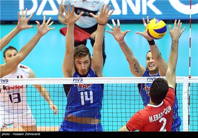 Iran Volleyball Suffers Loss in Straight Sets against Italy