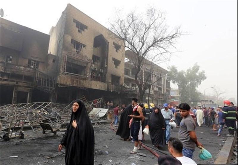 صور جدیدة .. اثار تفجیر الکرادة وسط بغداد