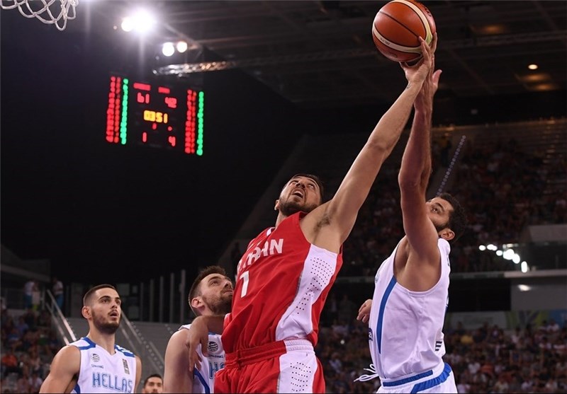 شکست بسکتبالیست‌های ایران مقابل یونان به روایت تصویر