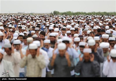 اقامه نماز عید فطر - بندر ترکمن