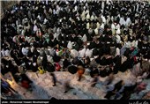 نماز عید فطر در حرم مطهر امام رضا (ع)