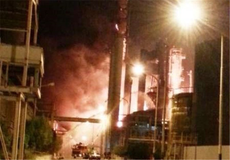 خوزستان| آتش سوزی پتروشیمی بندر امام مهار شد