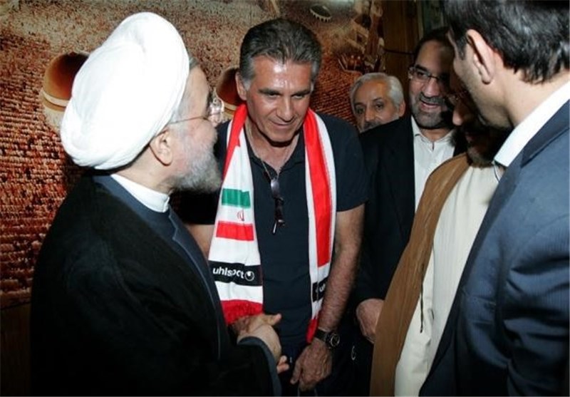 دیدار اعضای تیم ملی با رئیس جمهور/ احتمال حضور روحانی و جهانگیری در جشن صعود به جام جهانی