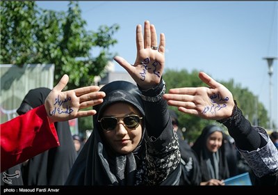 راهپیمایی حجاب و عفاف در تبریز