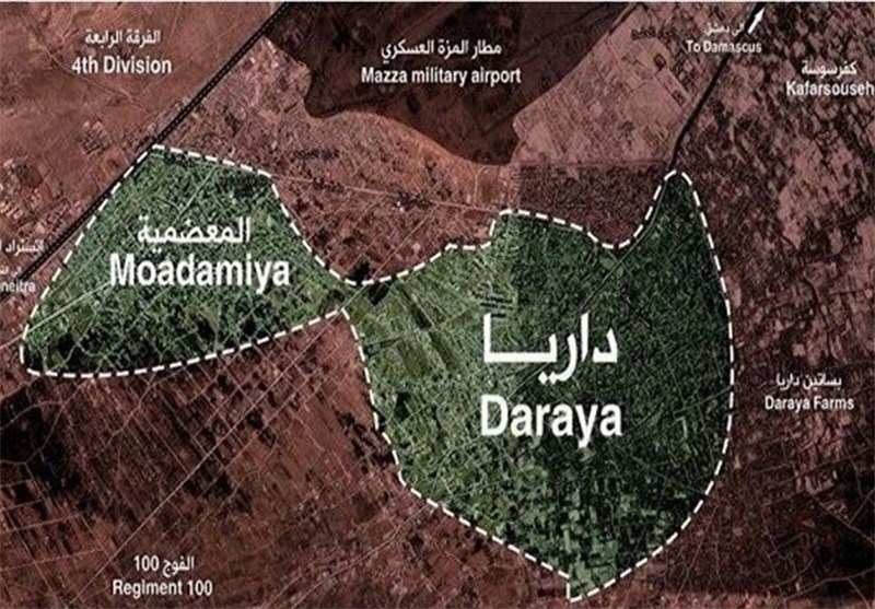 جبهة النصرة تبدأ بالخروج من مخیم الیرموک جنوب دمشق