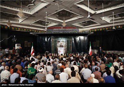 مراسم بزرگداشت شهدای مدافع حرم و 128 شهید دروازه ری قم