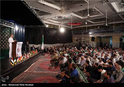 مراسم بزرگداشت شهدای مدافع حرم و 128 شهید دروازه ری قم