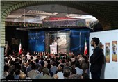 مراسم بزرگداشت شهدای مدافع حرم و 128 شهید دروازه ری قم
