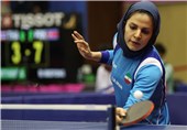 پیروزی قاطع تیم پینگ پنگ بانوان ایران در گام نخست