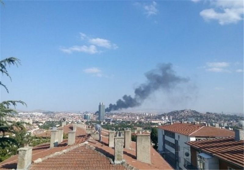 پلیس آنکارا: انفجاری رخ نداده/یک ساختمان مسکونی آتش گرفته است