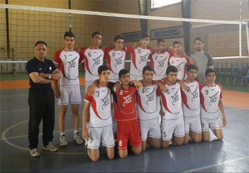 عبور والیبالیست‌های نوجوان قم از سد بوشهر در لیگ کشوری