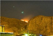 4 هکتار از مراتع ارتفاعات طاق‌بستان در آتش سوخت