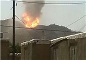 آتش‌سوزی در خط لوله اتیلن غرب کشور + فیلم